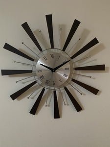 Front face of Sputnik Wall Clock - Cook Street Vintage