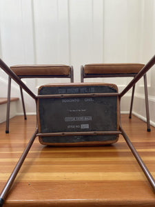 under side of stacking stool- Cook Street Vintage