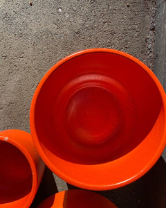 Gorgeous C-10 Orange Gainey Ceramics La Verne California Planter- Cook Street Vintage