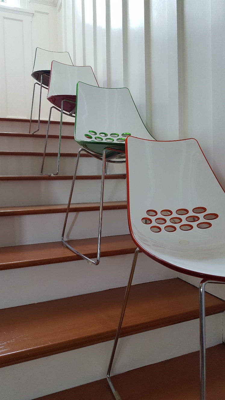 Four Calligaris Jam chairs- Cook Street Vintage