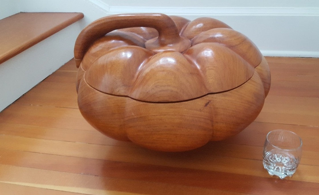 Large Vintage Monkeypod Wood Bowl- Cook Street Vintage