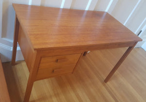 Small Danish Teak Desk- Cook Street Vintage