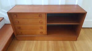 Domino Mobler Teak Secretary and BookCase- Cook Street Vintage