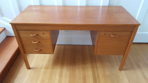 MCM Domino Mobler Teak Desk- Cook Street Vintage