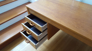 MCM Domino Mobler Teak Desk- Cook Street Vintage
