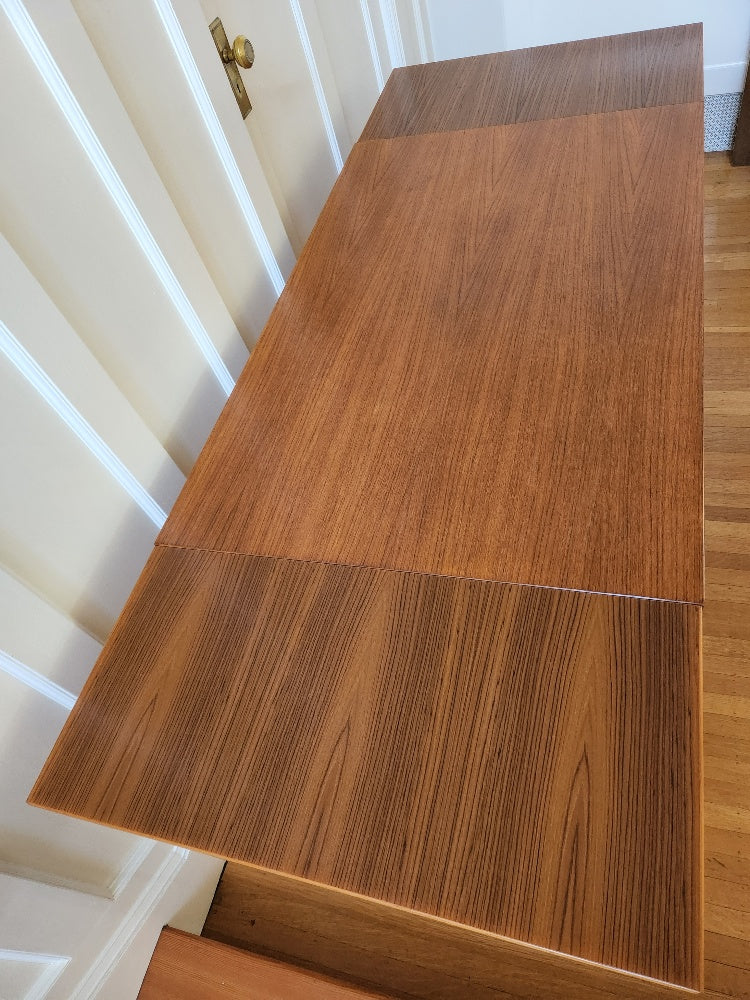 Farstrup Teak Dining Table with Extending Leaves