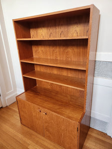 Teak Shelves with Lower Cabinet