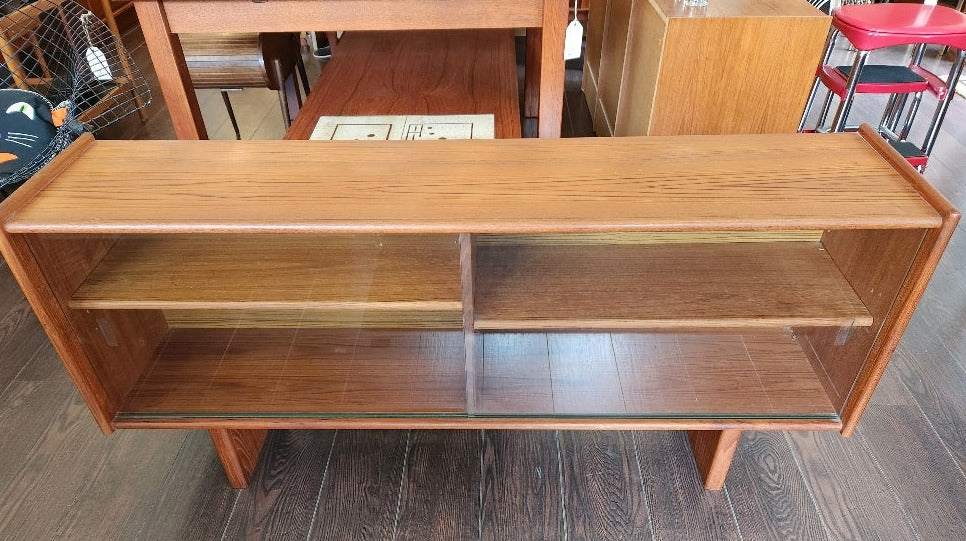 Stunning MCM Teak Glass Cabinet