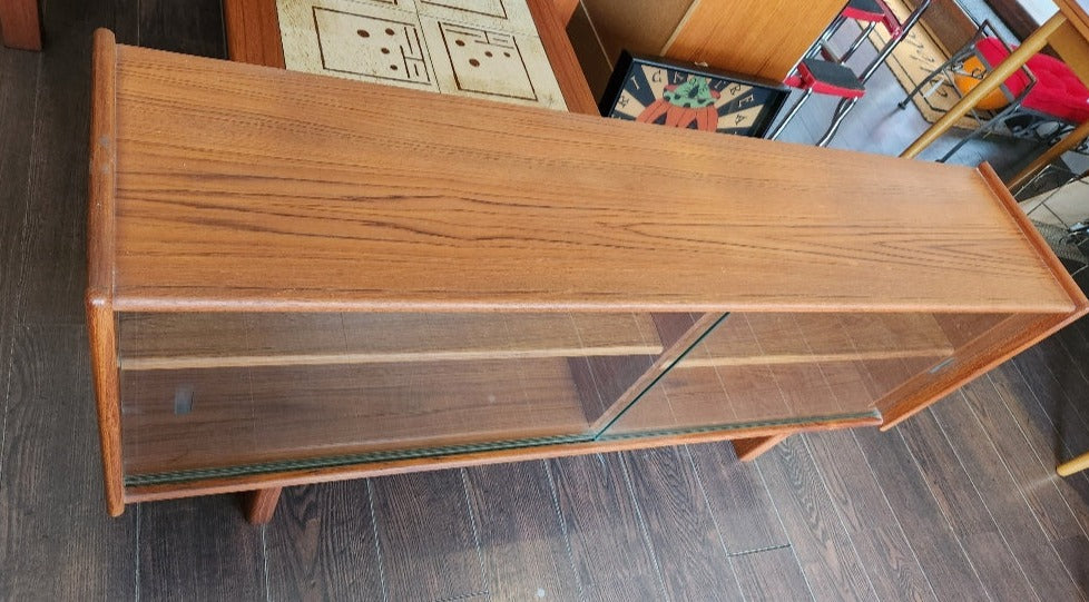 Stunning MCM Teak Glass Cabinet