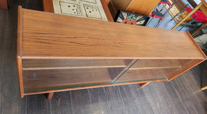 Stunning MCM Teak Glass Cabinet