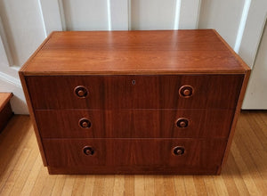 Small 3 Drawer MCM Teak Dresser