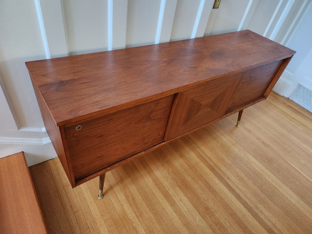 Retro Walnut Credenza