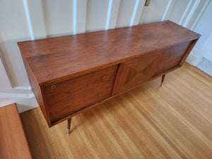 Retro Walnut Credenza