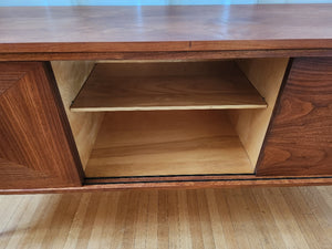 Retro Walnut Credenza