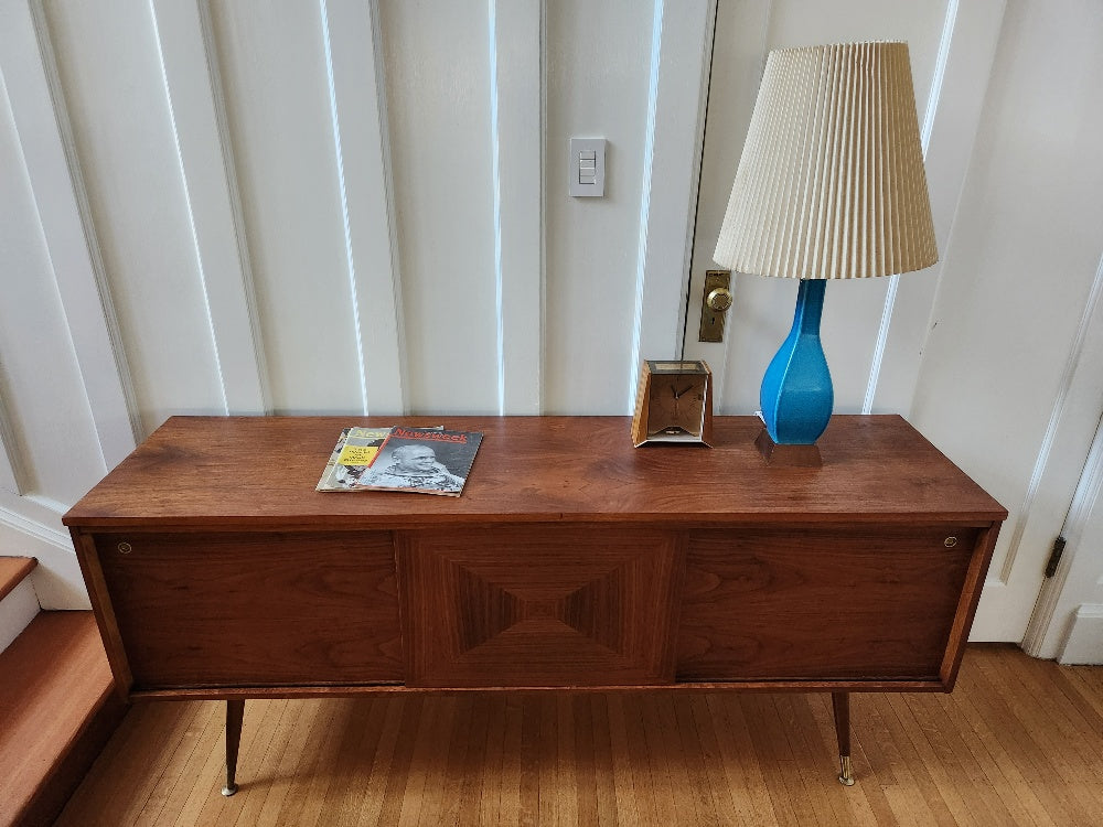 Retro Walnut Credenza