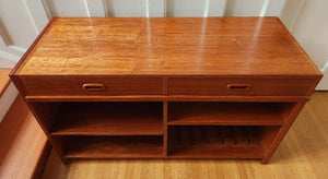 Expandable Teak Entertainment Unit