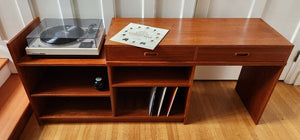 Expandable Teak Entertainment Unit