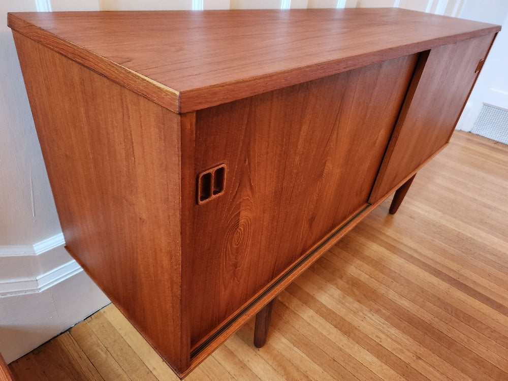 Compact Teak Credenza