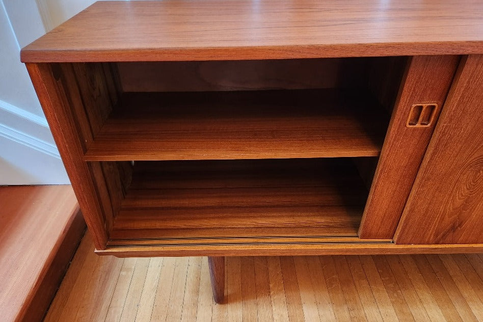 Compact Teak Credenza