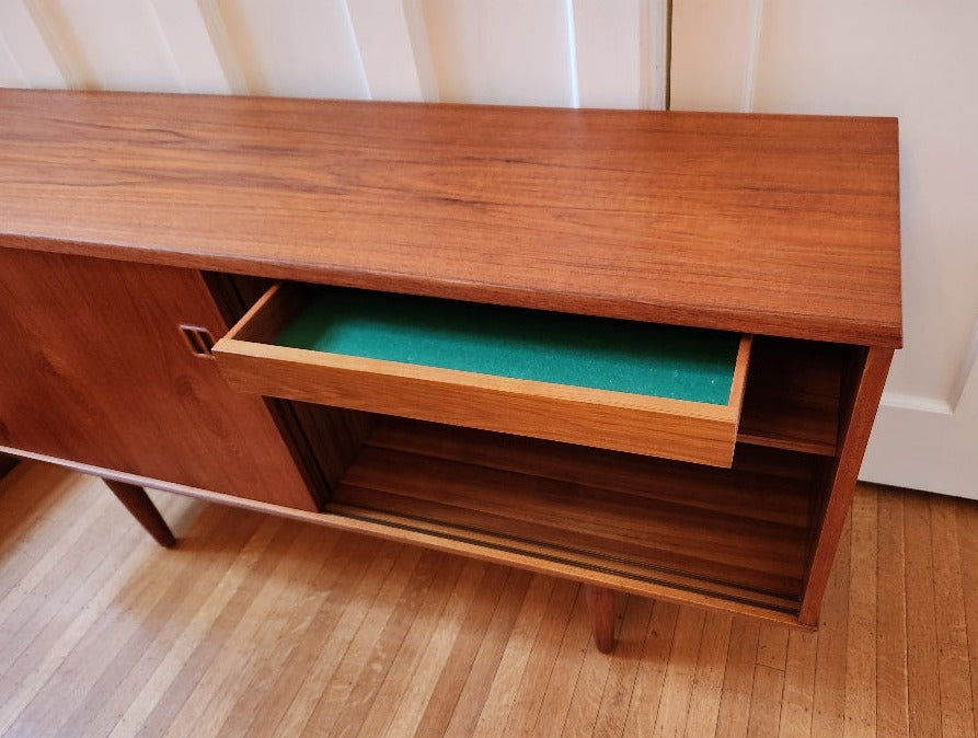 Compact Teak Credenza