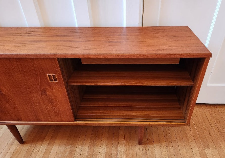 Compact Teak Credenza