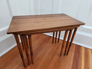 Set of 3 Vintage Teak Nesting Tables