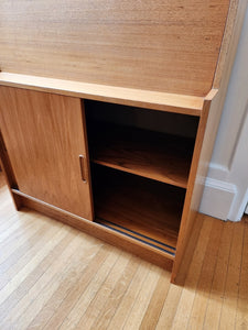 Danish Teak Drop Down Secretary / Desk