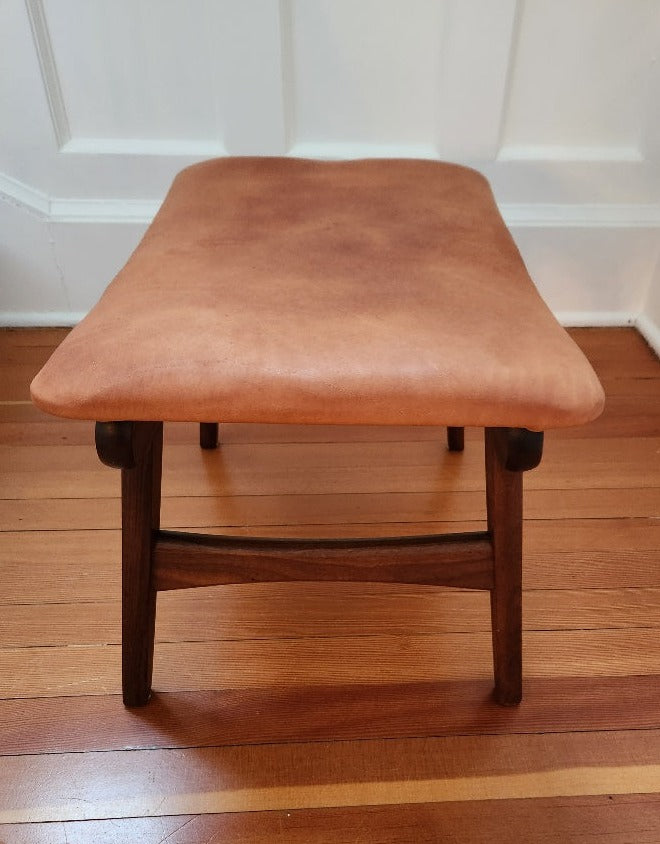 MCM Fredly Möbelfabrik Teak Ottoman