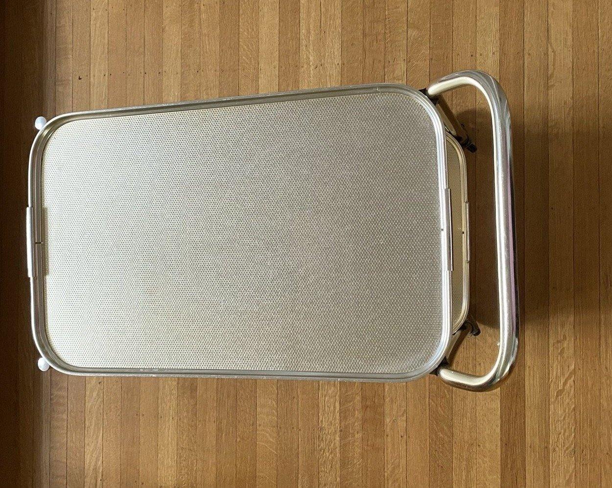 Fun Vintage Aluminum Beverage Cart on Casters - Cook Street Vintage