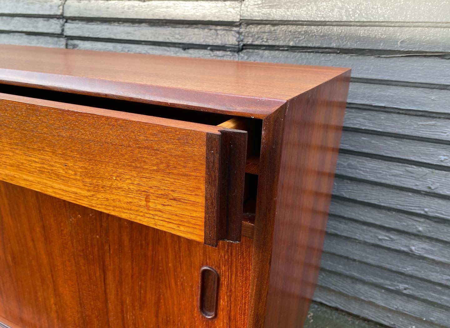 Vintage Teak Credenza- Cook Street Vintage