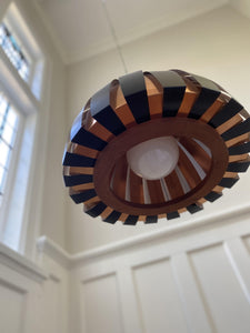Danish Copper “Fiesta” Pendant Light attributed to Svend Aage Holm-Sorensen - Cook Street Vintage