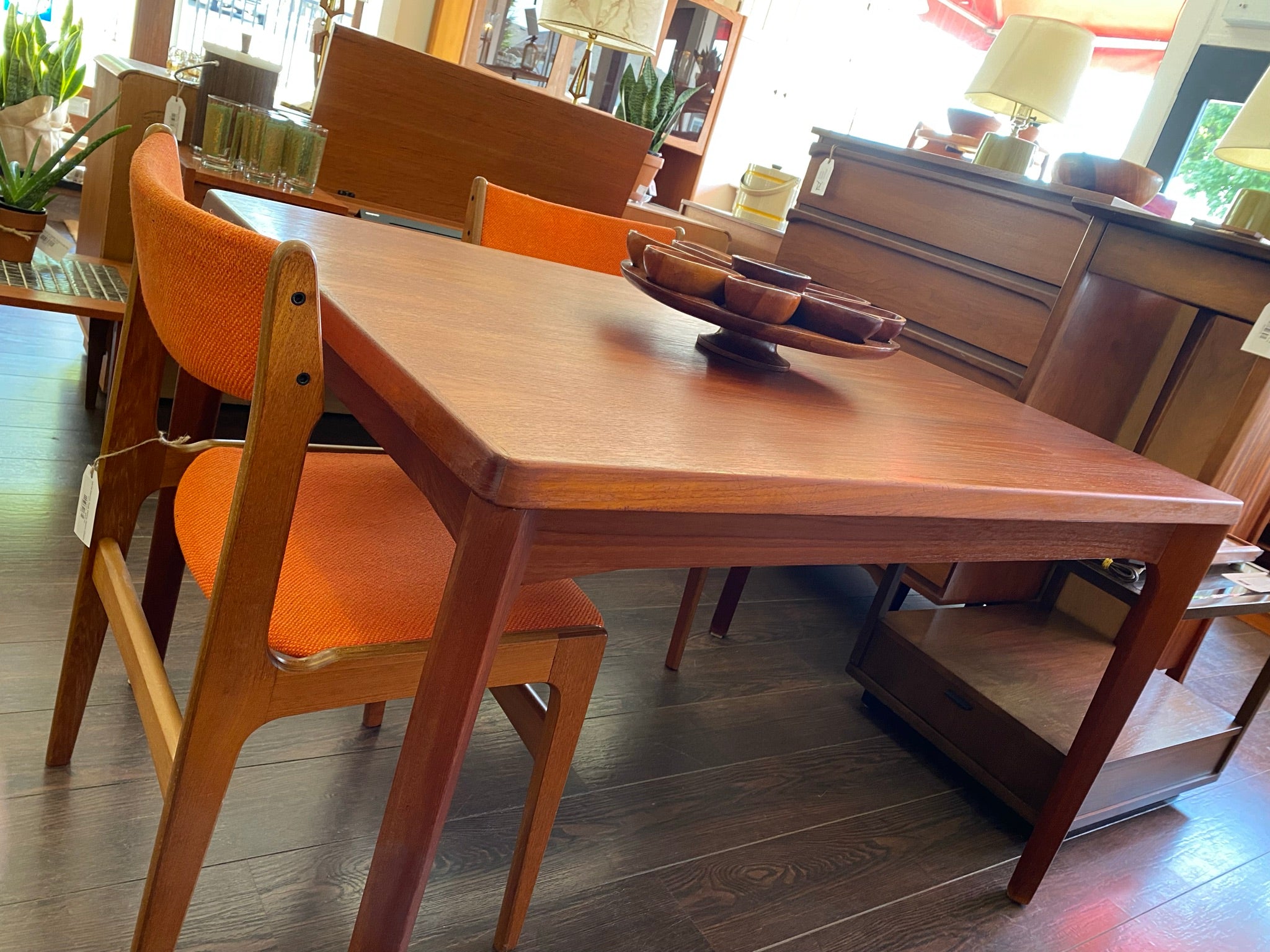 Midcentury Vejle Stole & Mobelfabrik teak dining table - Cook Street Vintage