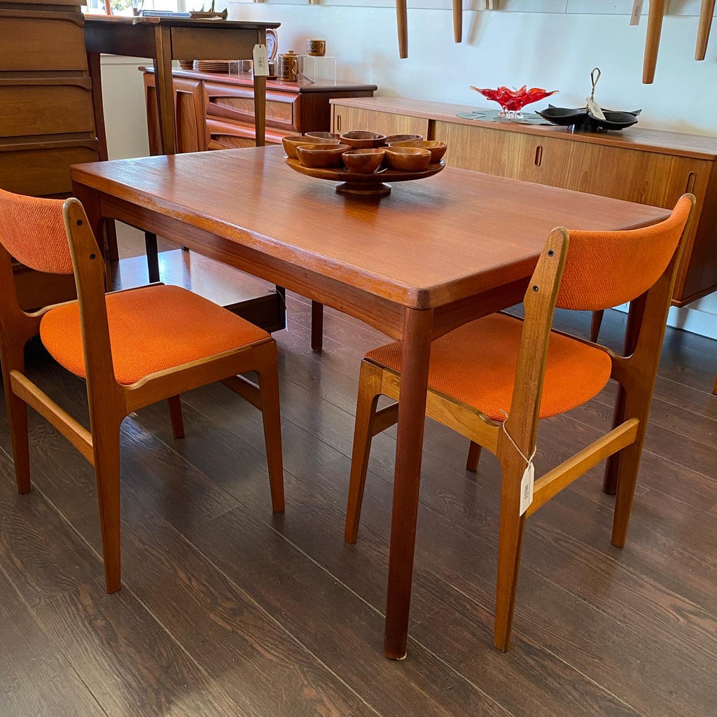 Midcentury Vejle Stole & Mobelfabrik teak dining table- Cook Street Vintage