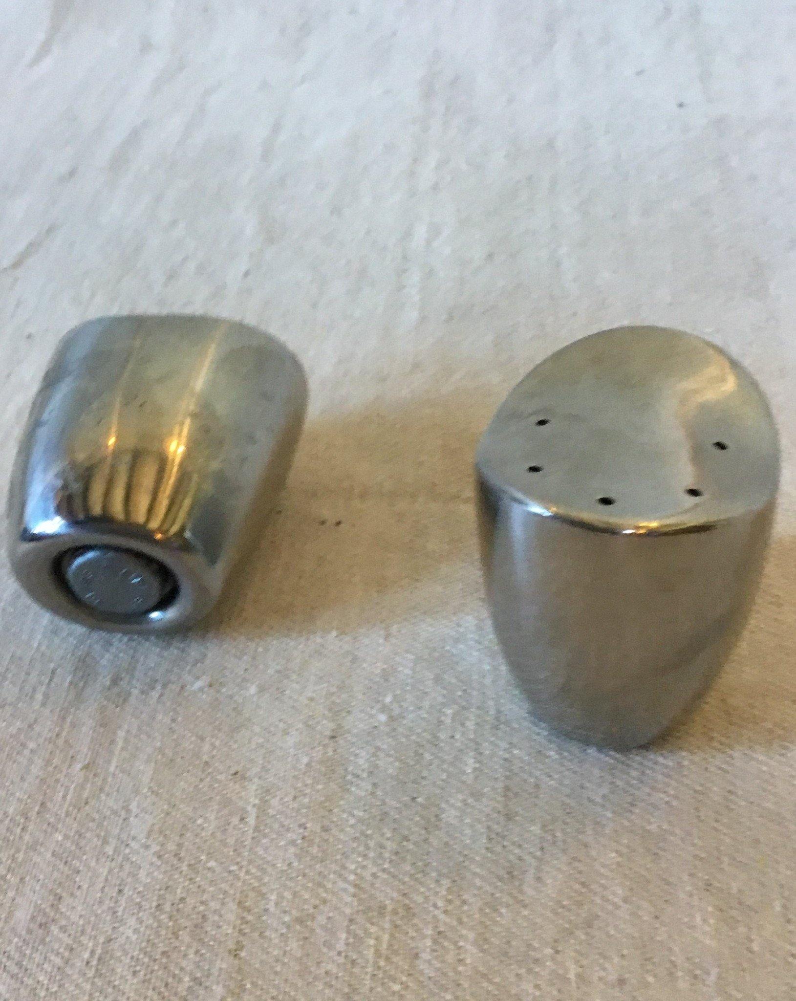 Bottom view of Stainless Steel Pepper Shaker-Cook Street Vintage