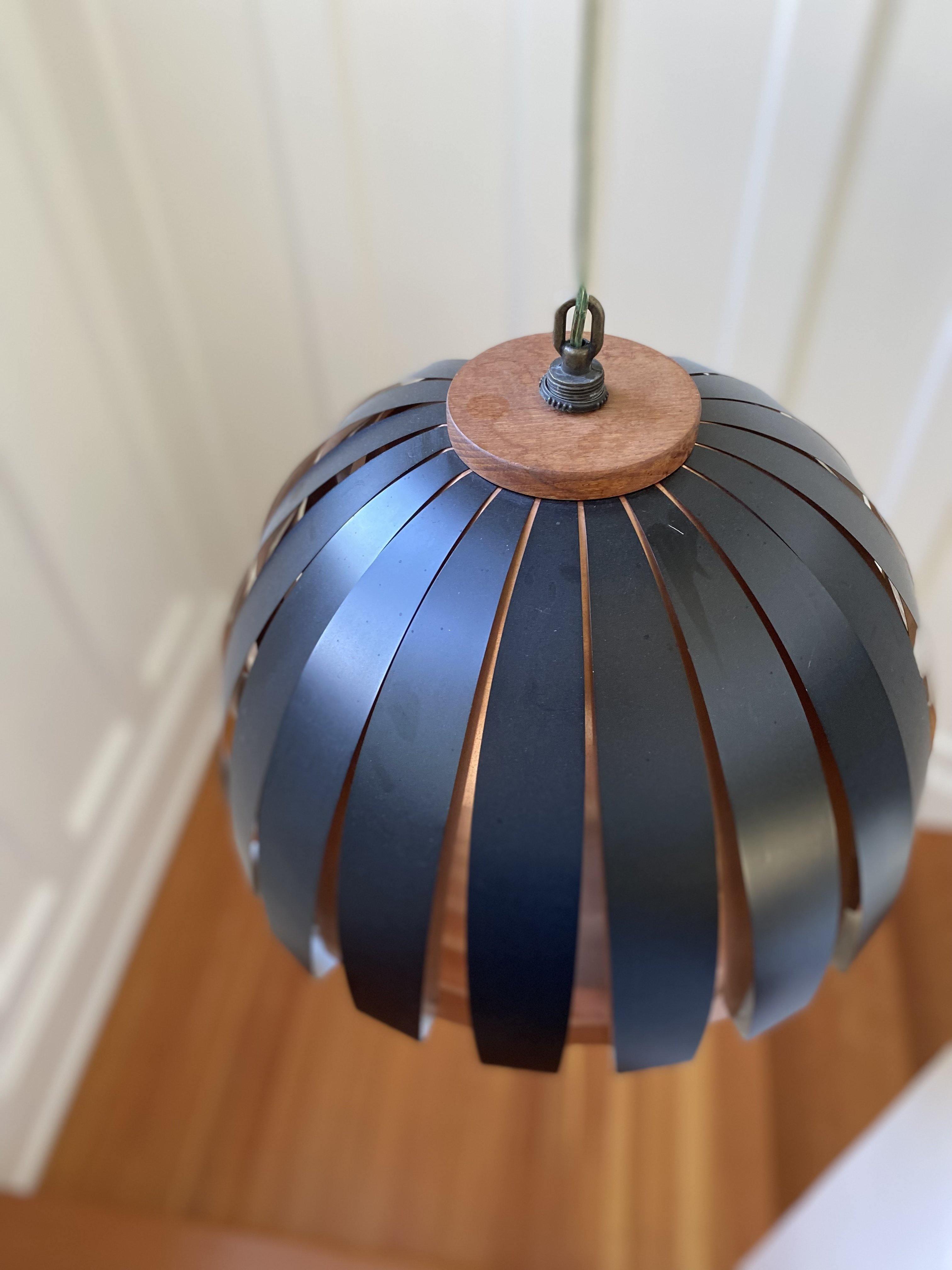 Danish Copper “Fiesta” Pendant Light attributed to Svend Aage Holm-Sorensen - Cook Street Vintage