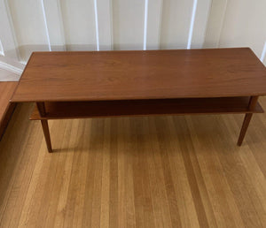 Top View of 1960s Teak Coffee Table - Cook Street Vintage