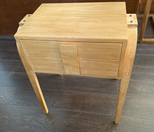MCM Bentwood ample silver chest with two flannel lined drawers- Cook Street Vintage