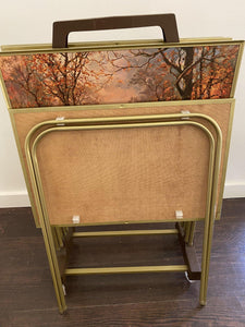 Vintage Metal Tv Vintage Tv Dinner Trays Mid Century Metal Tv Tray