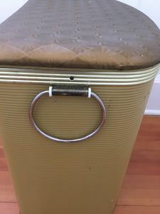 Gold  Laundry and Clothes Hamper - Cook Street Vintage