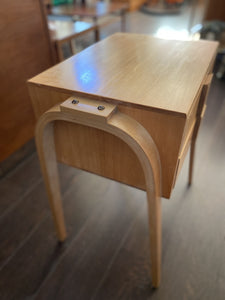 Side view of Bentwood Maple Chest- Cook Street Vintage