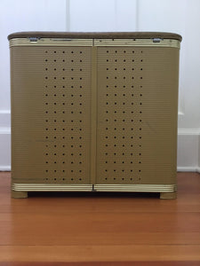 Gold  Laundry and Clothes Hamper - Cook Street Vintage