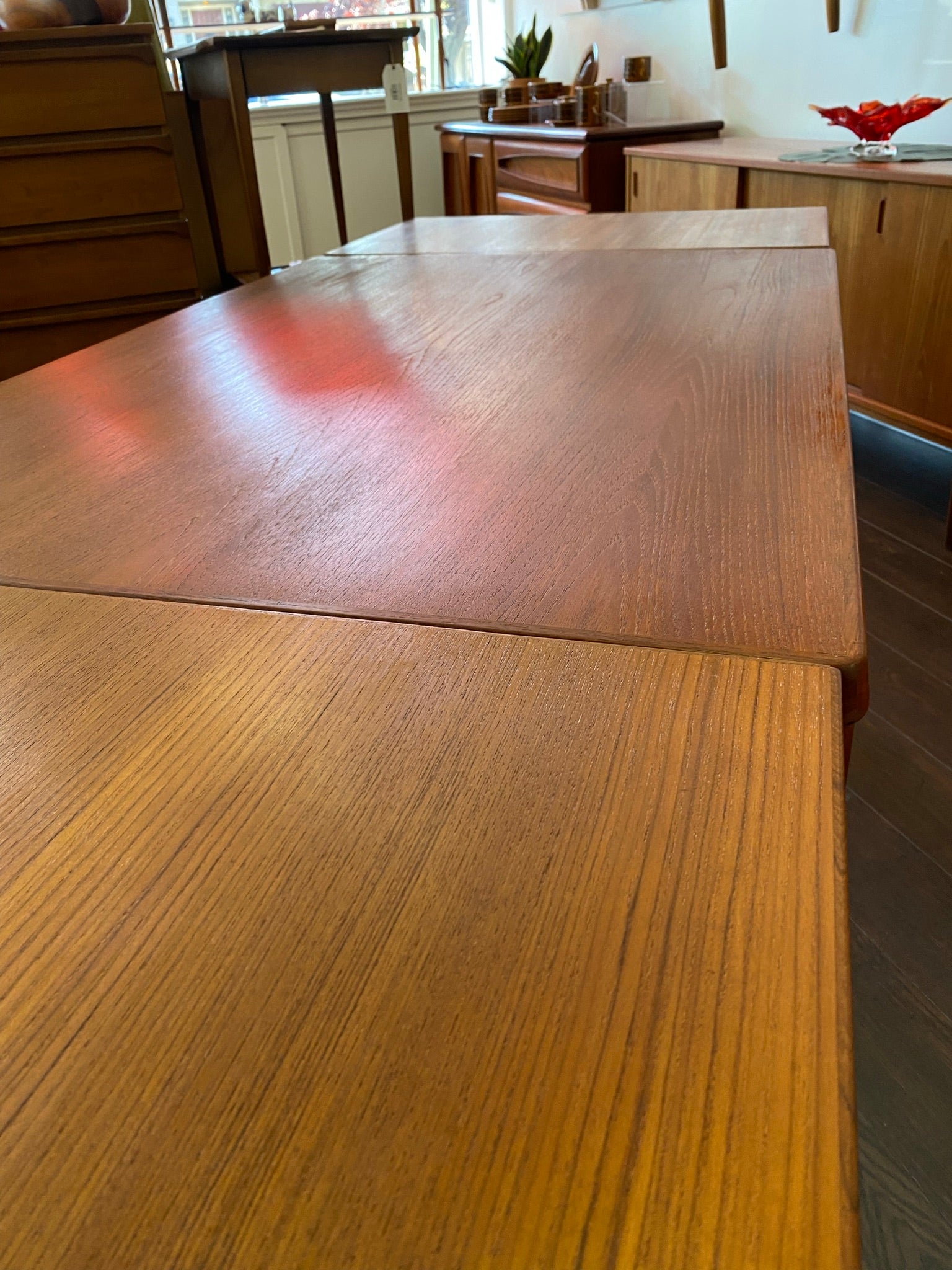 Vejle Stole & Mobelfabrik Extending MCM Teak Dining Table