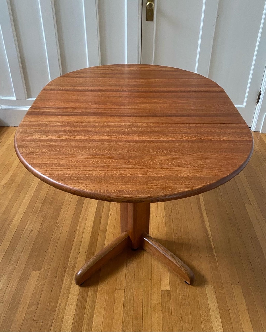 Vintage Oak Double Pedestal Table