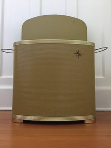 Gold  Laundry and Clothes Hamper - Cook Street Vintage