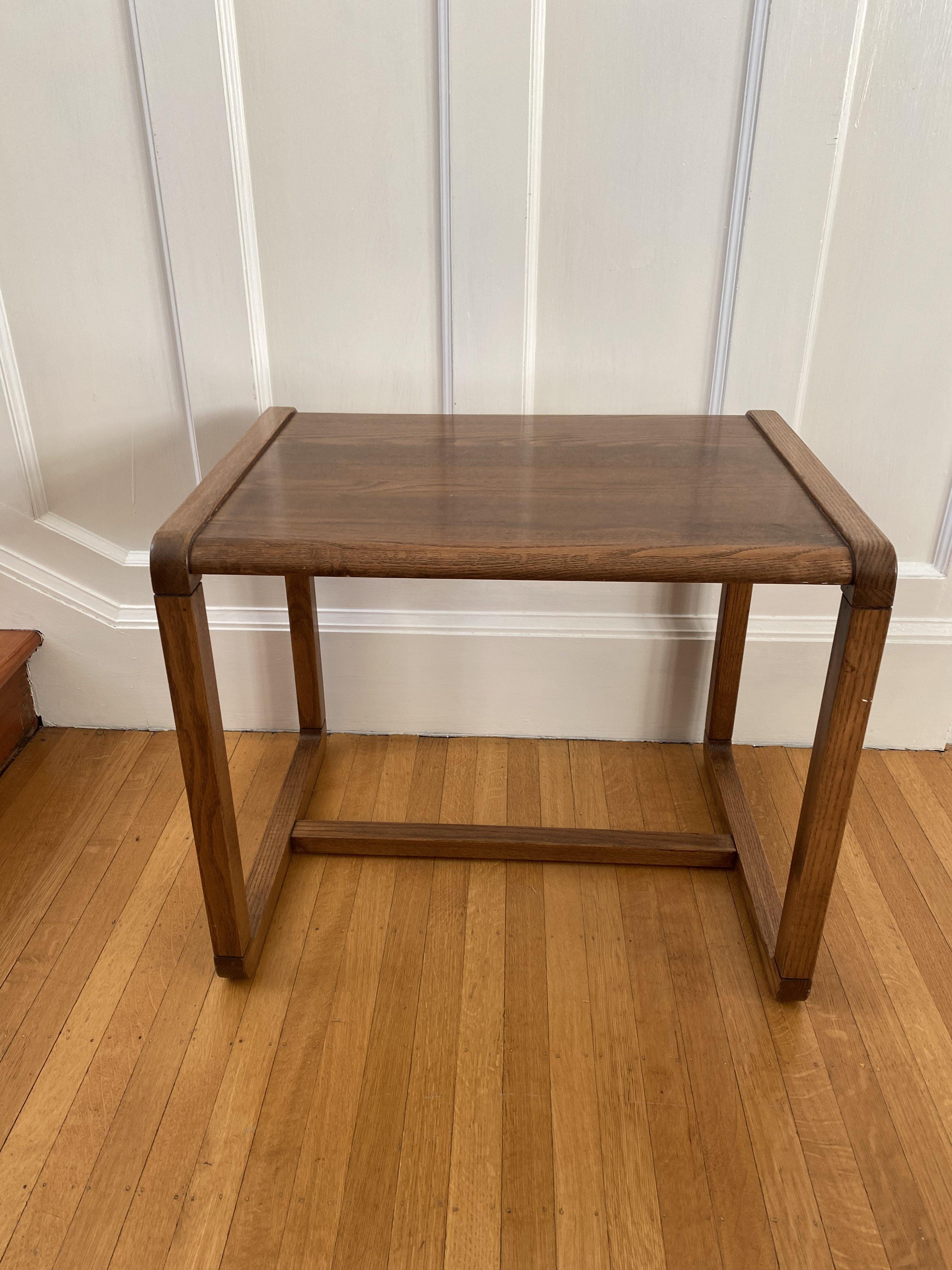 Krug Modern End Table - Cook Street Vintage
