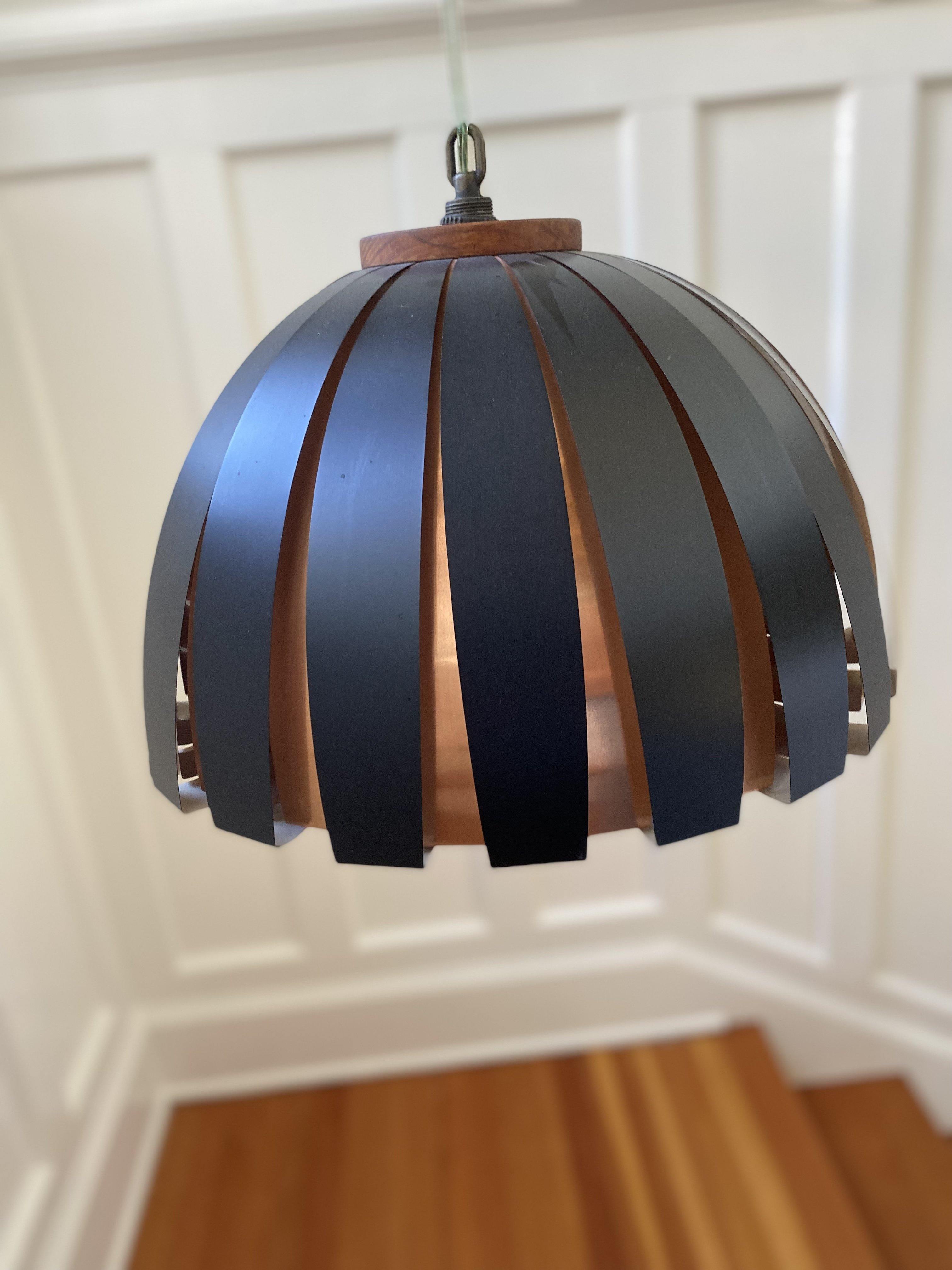 Danish Copper “Fiesta” Pendant Light attributed to Svend Aage Holm-Sorensen - Cook Street Vintage