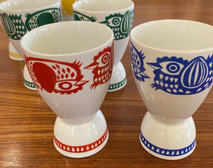 Pair of Rare 1960s Finnish "Kananpoika" Chick Dual Purpose Cups by Arabia- Cook Street Vintage