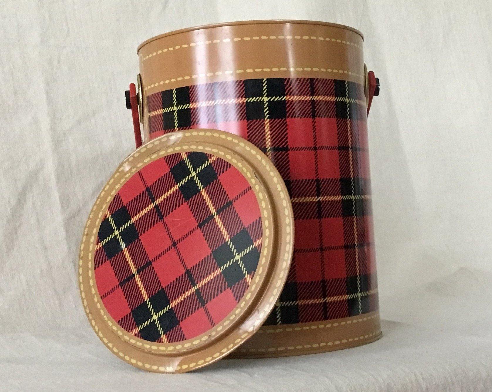 Skotch Party Bucket Front View with Lid- Cook Street Vintage
