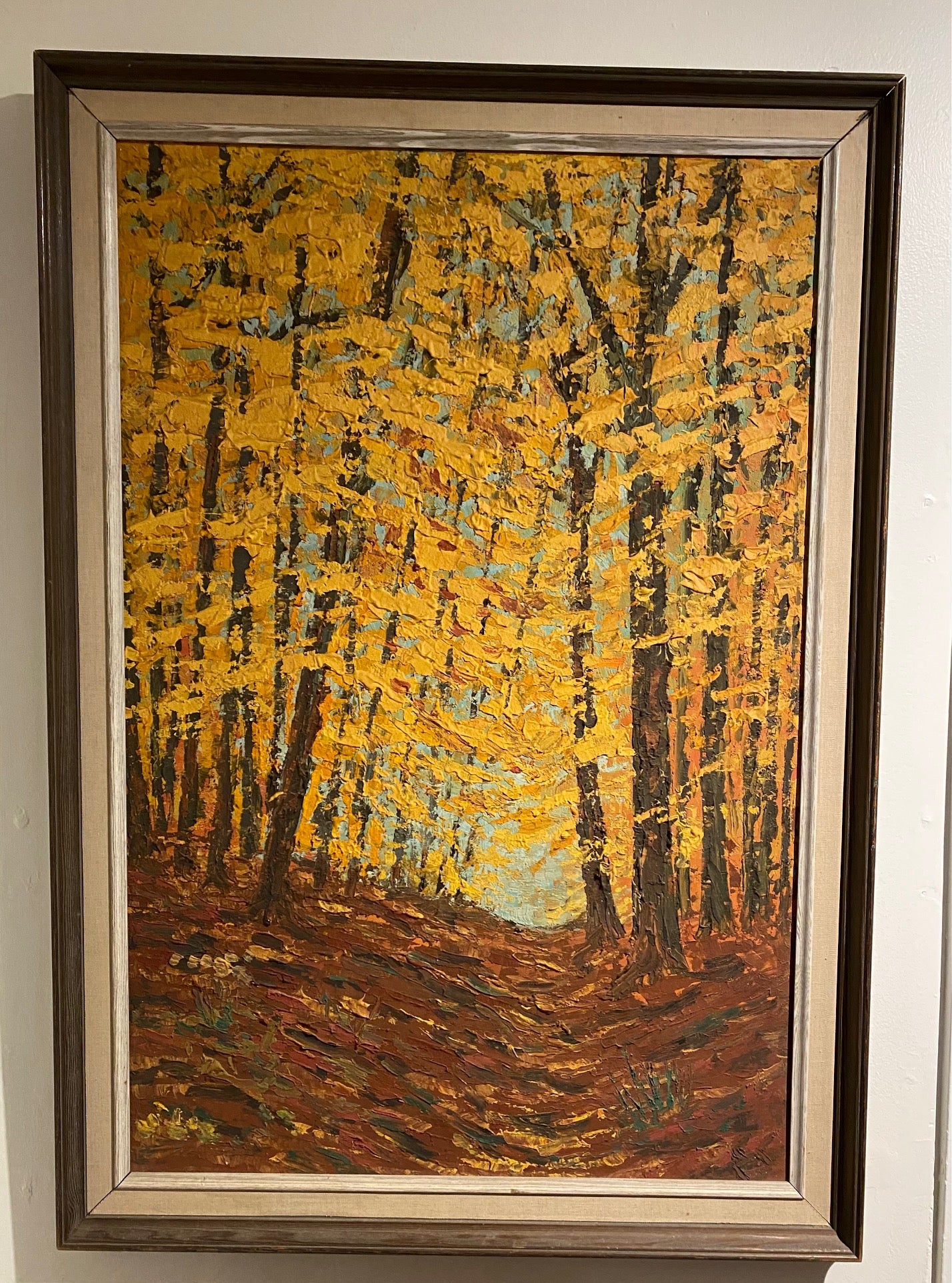  Large Vintage Oil on Board by Eric Schaap- Cook Street Vintage