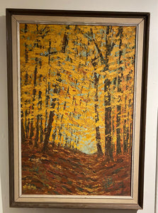  Large Vintage Oil on Board by Eric Schaap- Cook Street Vintage